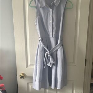 Jones New York Light Blue Sleeveless Dress